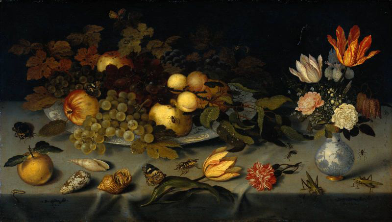 Still Life with Fruit and Flowers